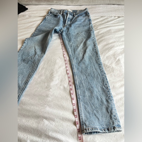 Aritzia Denim Forum The Yoko High Rise Slim Jeans, 27 Indigo Wash CigaretteJean - Picture 15 of 16